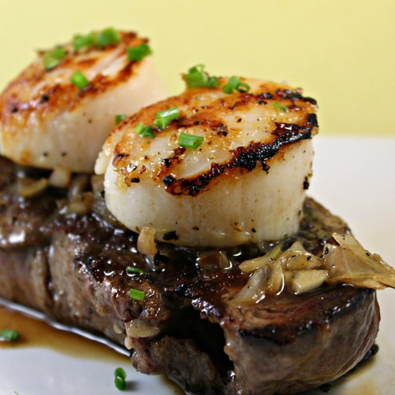 Steak and Scallops