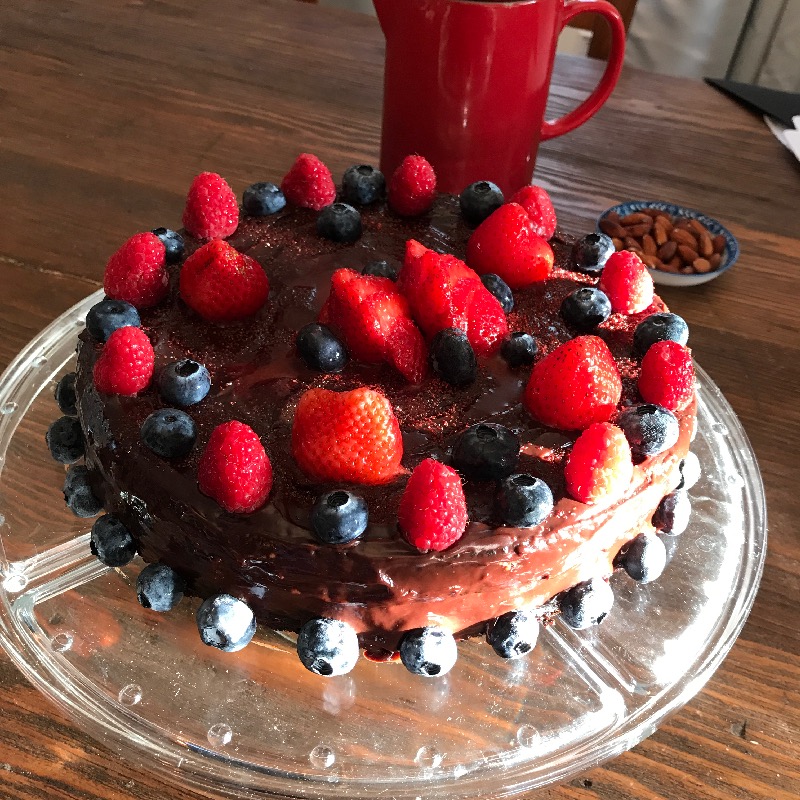 Organic Gluten Free Vegan Chocolate Ganache Cake