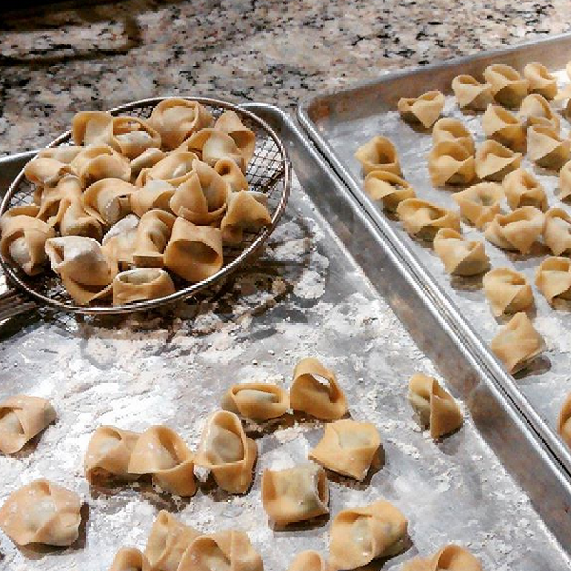 Handmade sutffed pasta