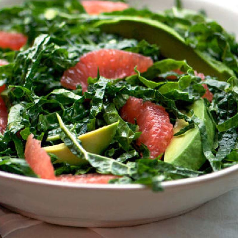 Kale and Grapefruit salad