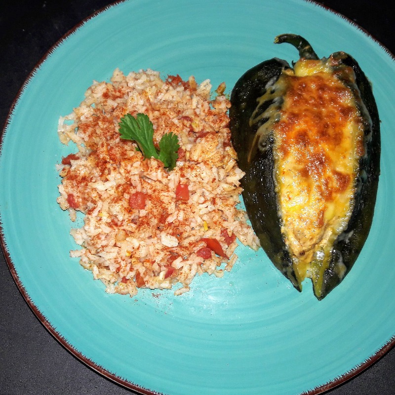 Stuffed Poblano Pepper