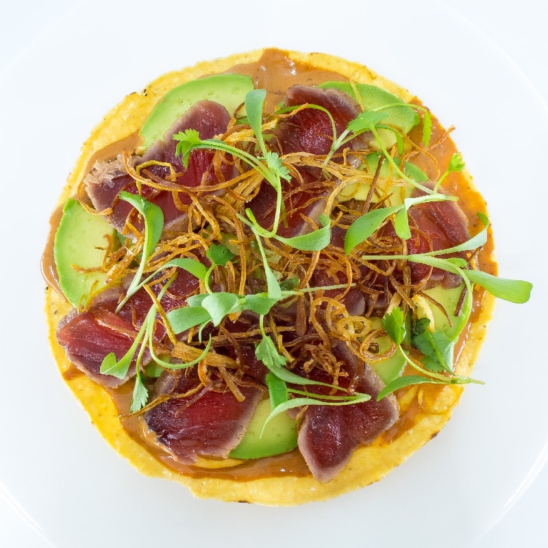 Tuna Tostada