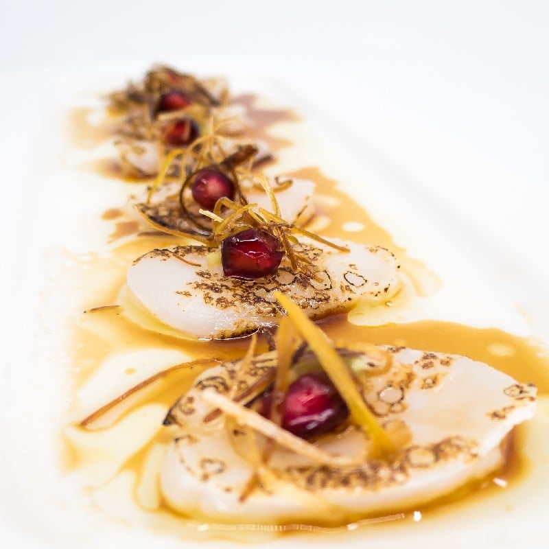 Scallop carpaccio