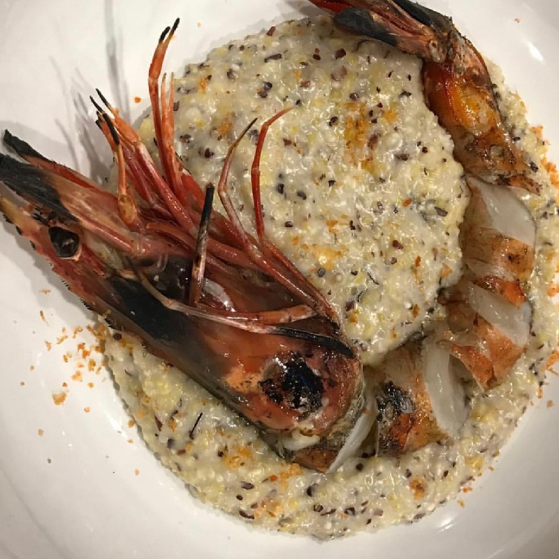 Shrimp and Heirloom Grits