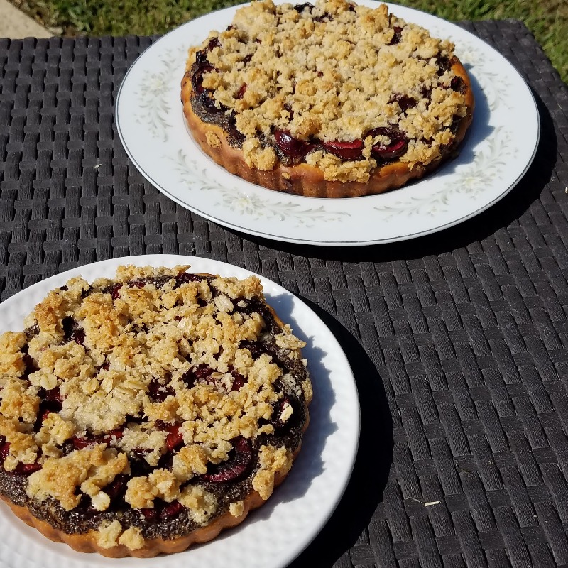 Black Cherry Tart with Fresh Cheese