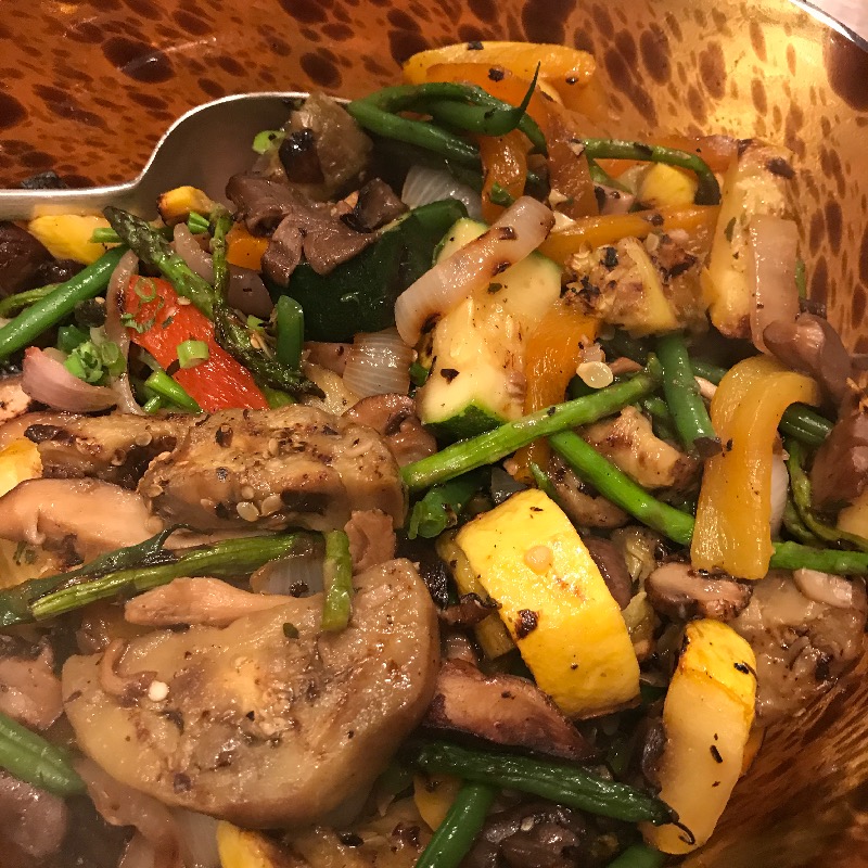 grilled and roasted vegetable 