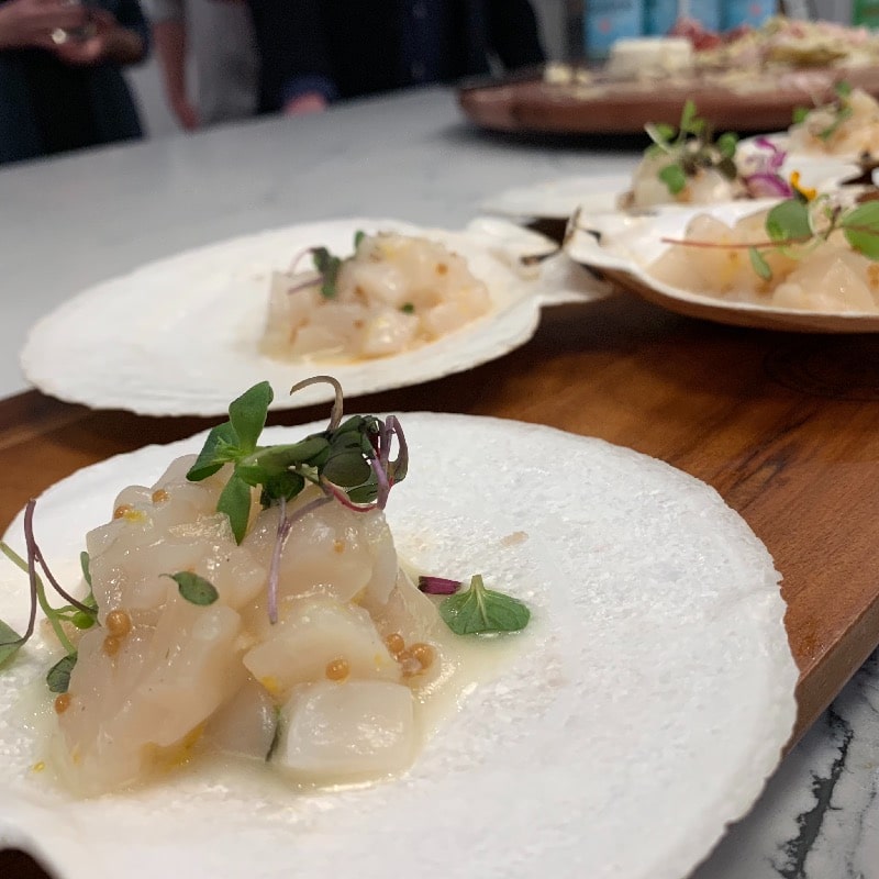 scallop crudo 