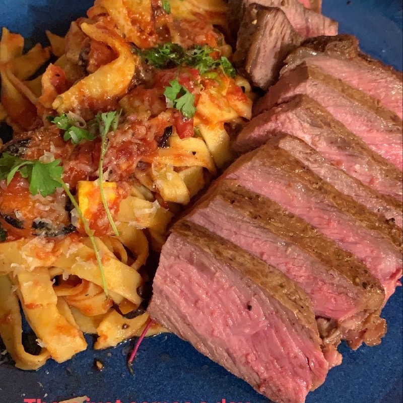 steak & pasta 