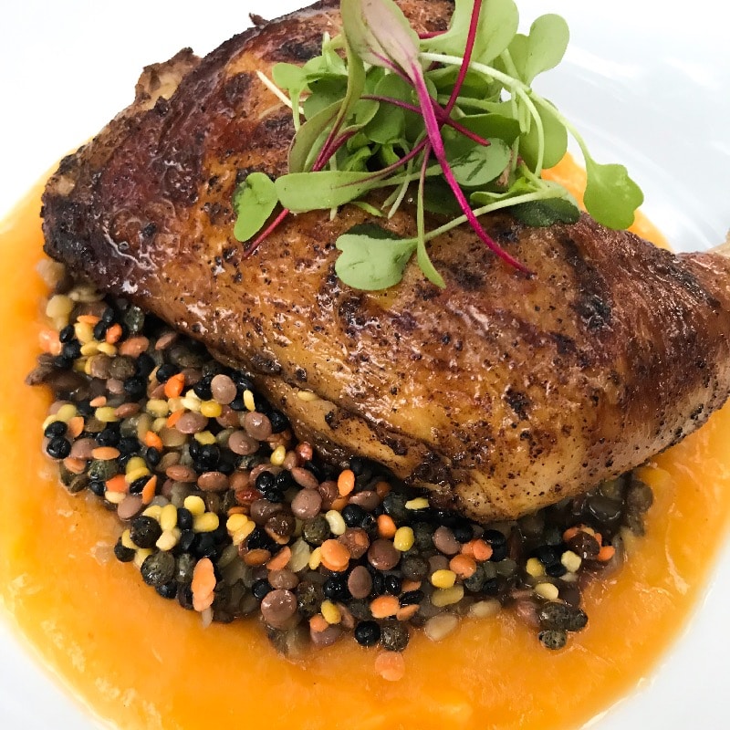 Mediterranean style roasted chicken