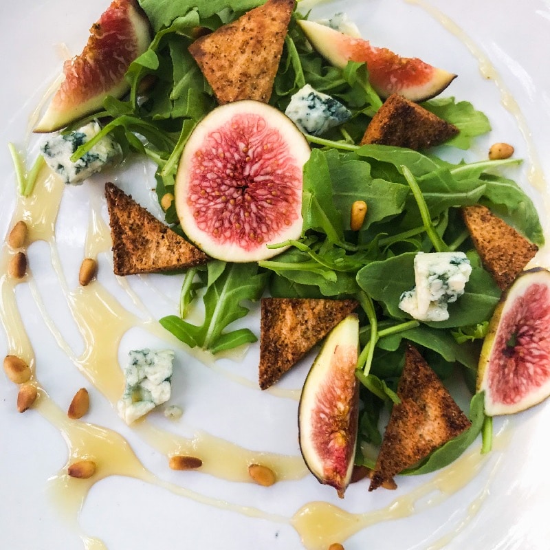 Fresh fig salad