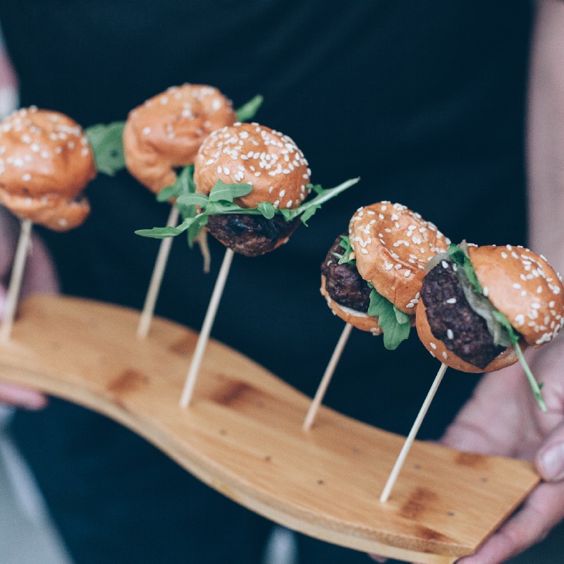 Burger Lollipops