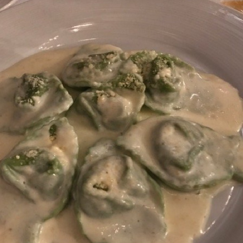 Roasted butternut squash tortelloni