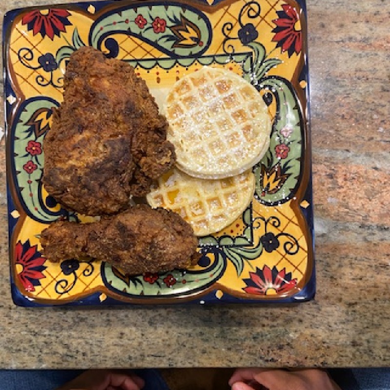 Cajun Chicken & Waffles