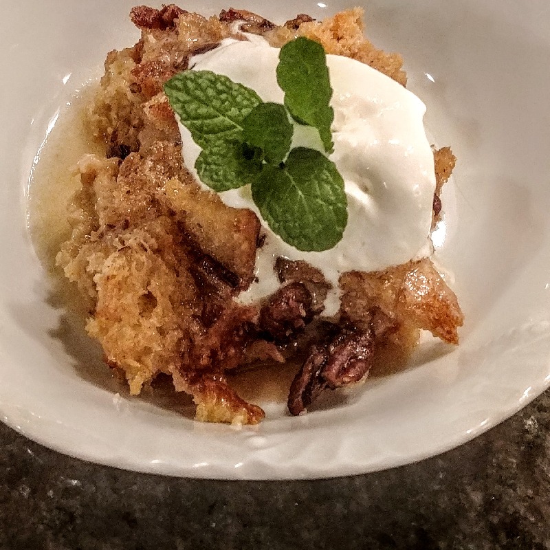 White Chocolate Bread Pudding
