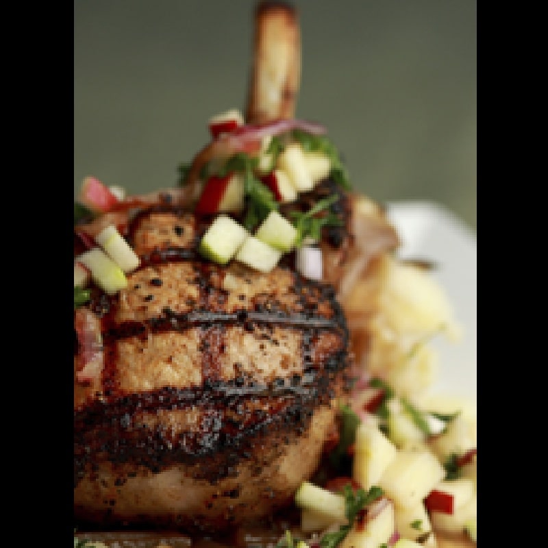 Apple Brandy Pork Chop