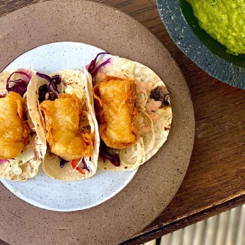 Baja fish tacos