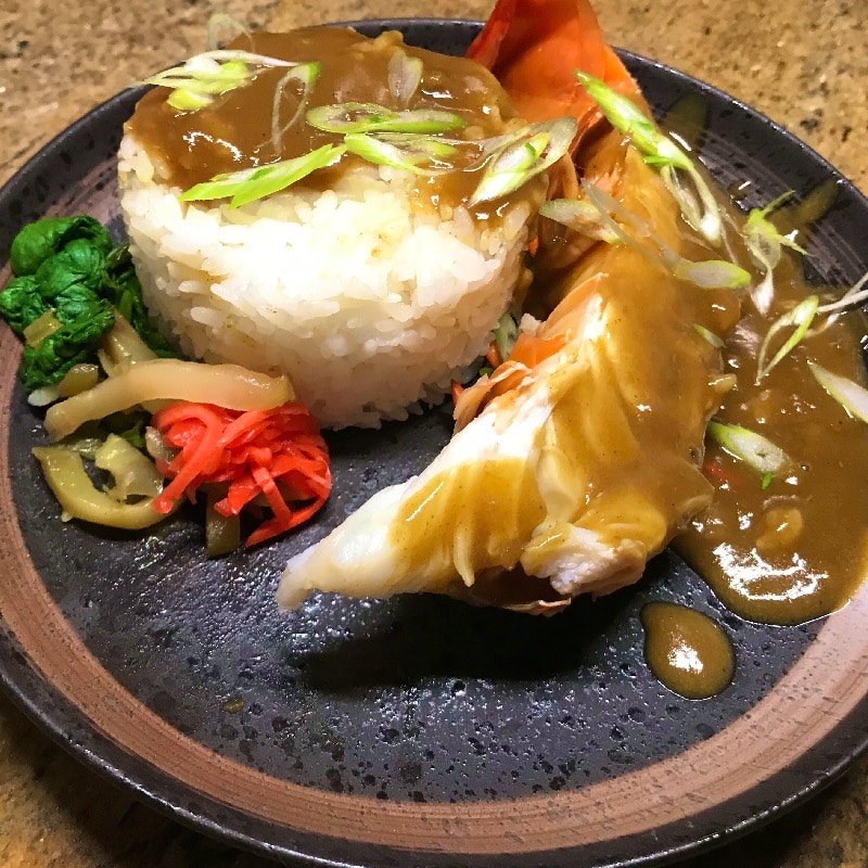 Curry lobster