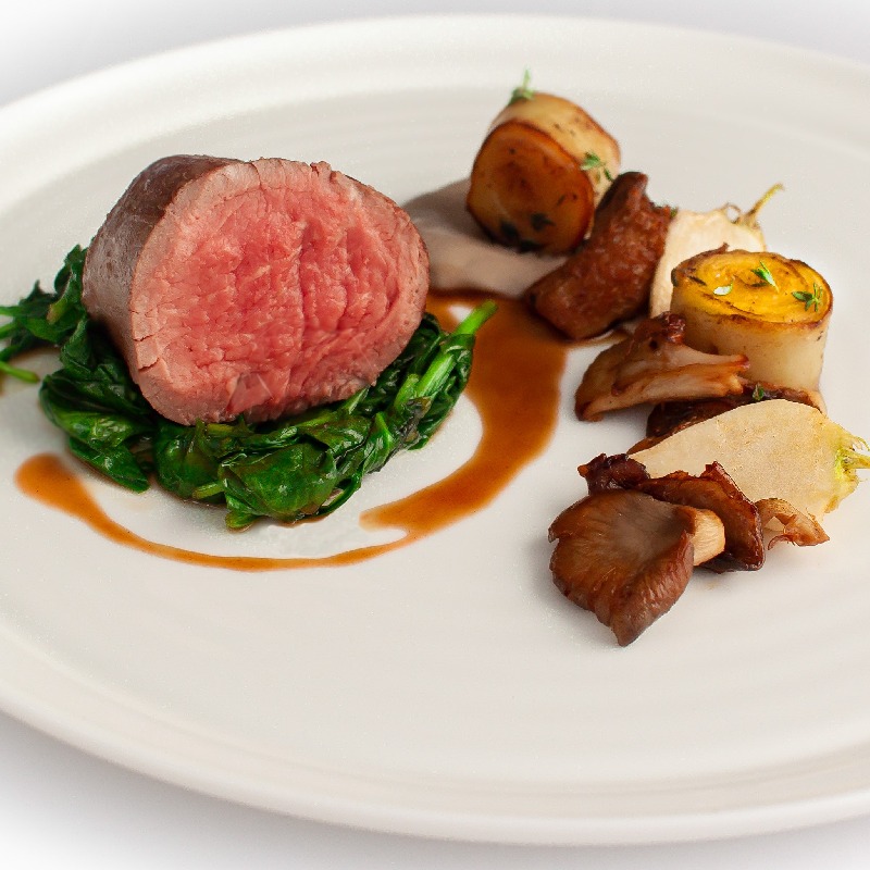 Filet, Spinach, Fondant Potato