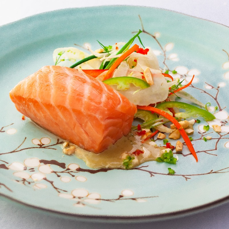 Confit Salmon, Thai Salad