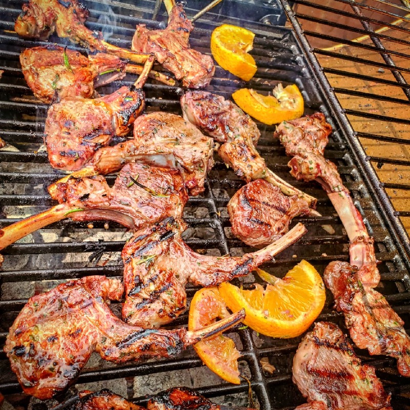 Pomegranate Lamb Chops 
