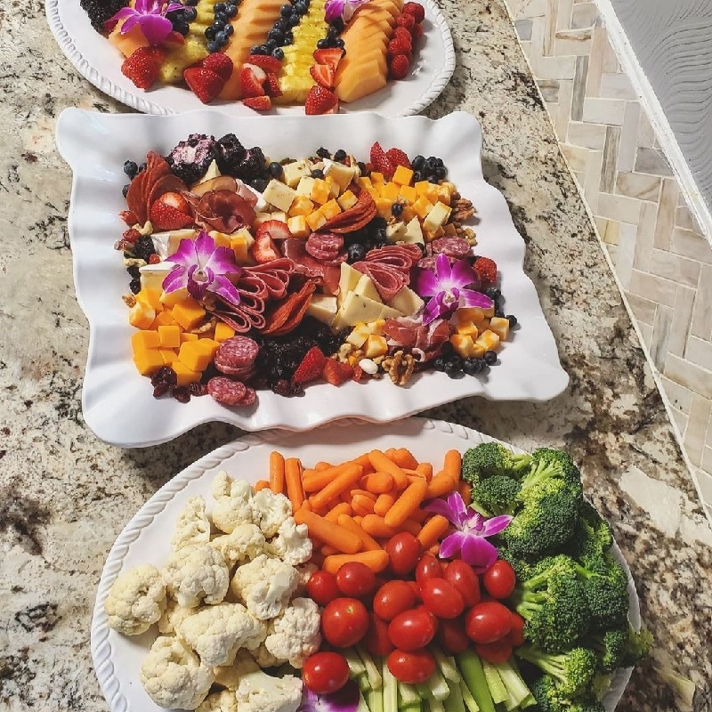 Charcuterie, Crudite, and Fruit Platters