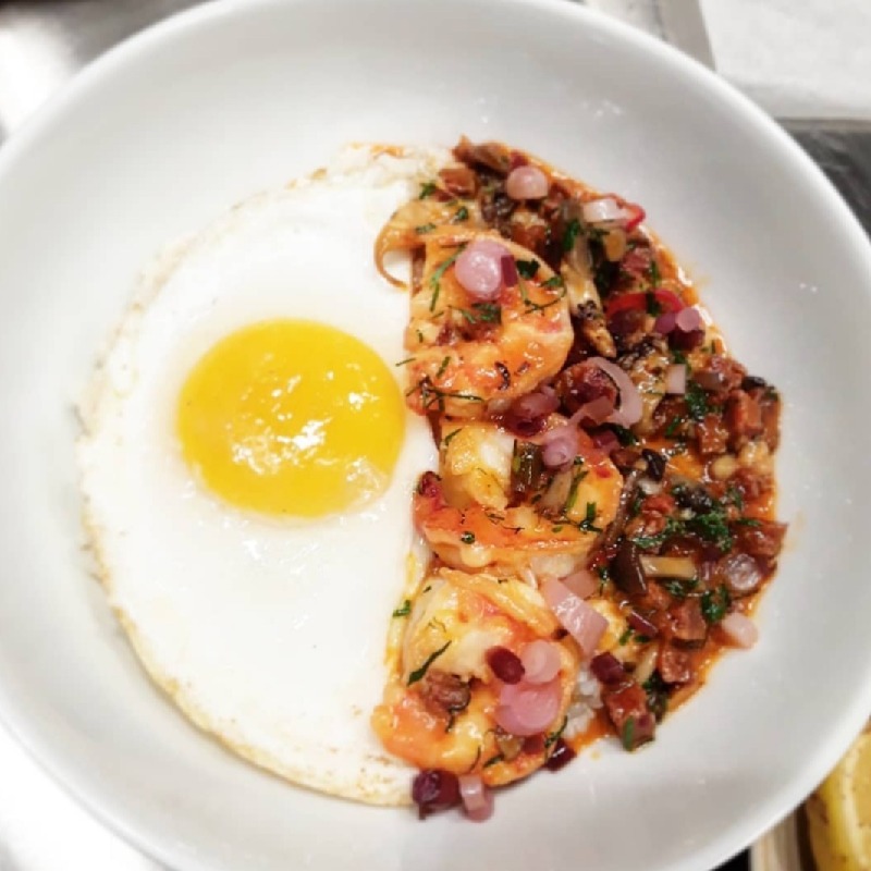 Cajun Shrimp and Egg