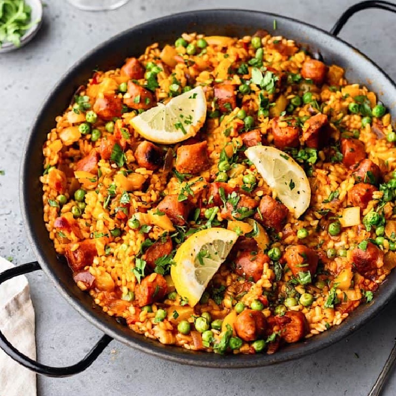 Vegetarian Spanish rice