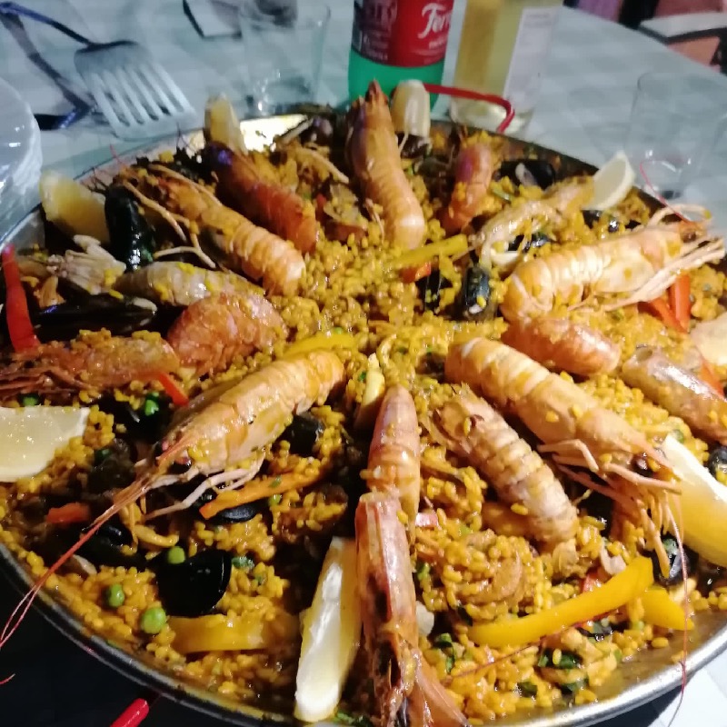 Finished paella 
