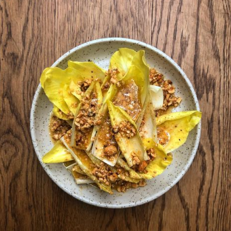 Endive and Hazelnuts 