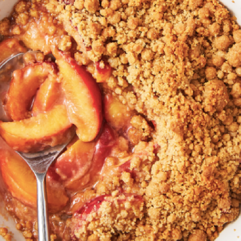 Peach crisp
