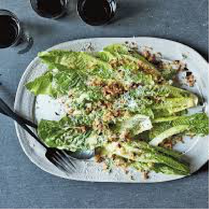 Romaine with lemon and pecorino 