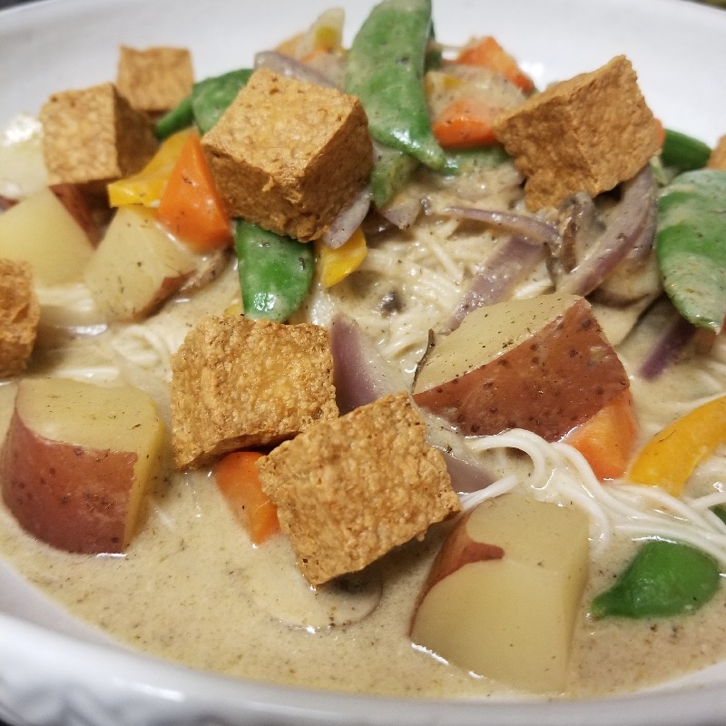 Vegan Thai Curry Ramen
