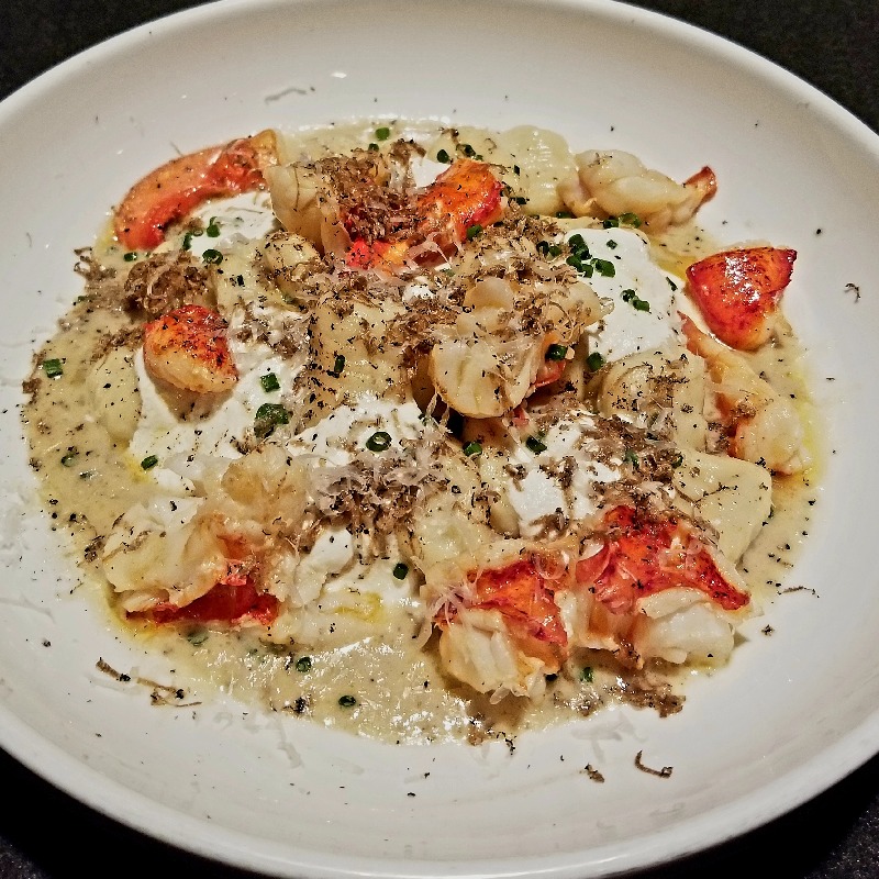 Lobster Cacio E Pepe Gnocchi