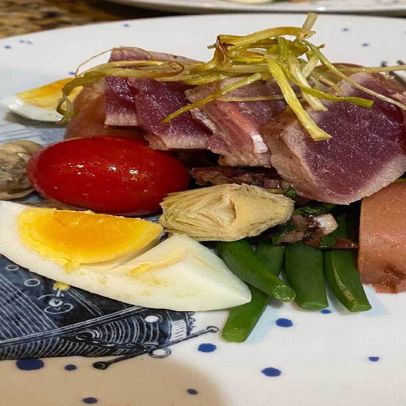 Seared Ahi Tuna Nicoise Composed Salad