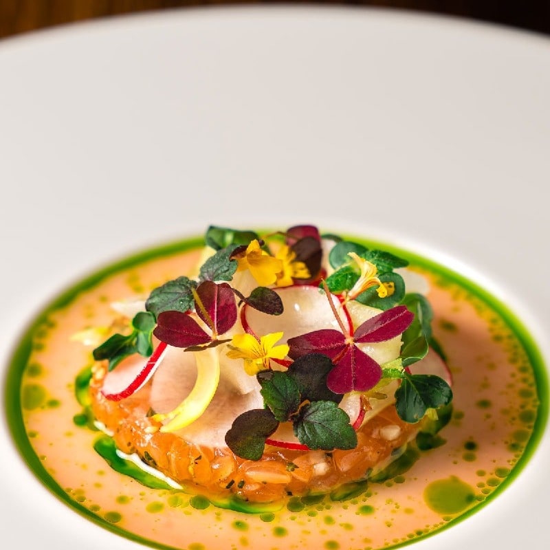 smoked salmon tartare