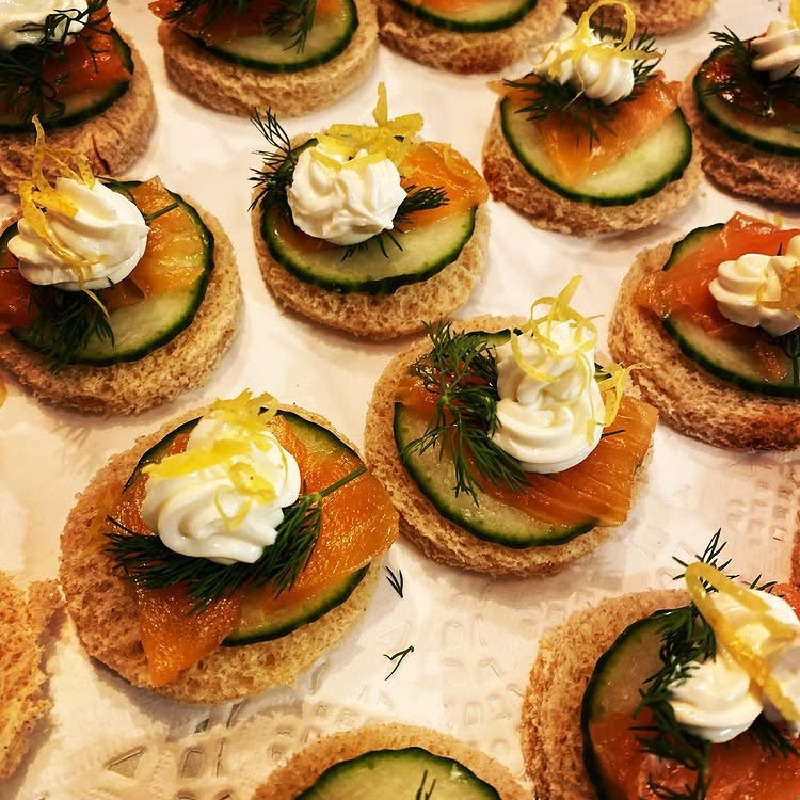 Smoked Salmon Canape