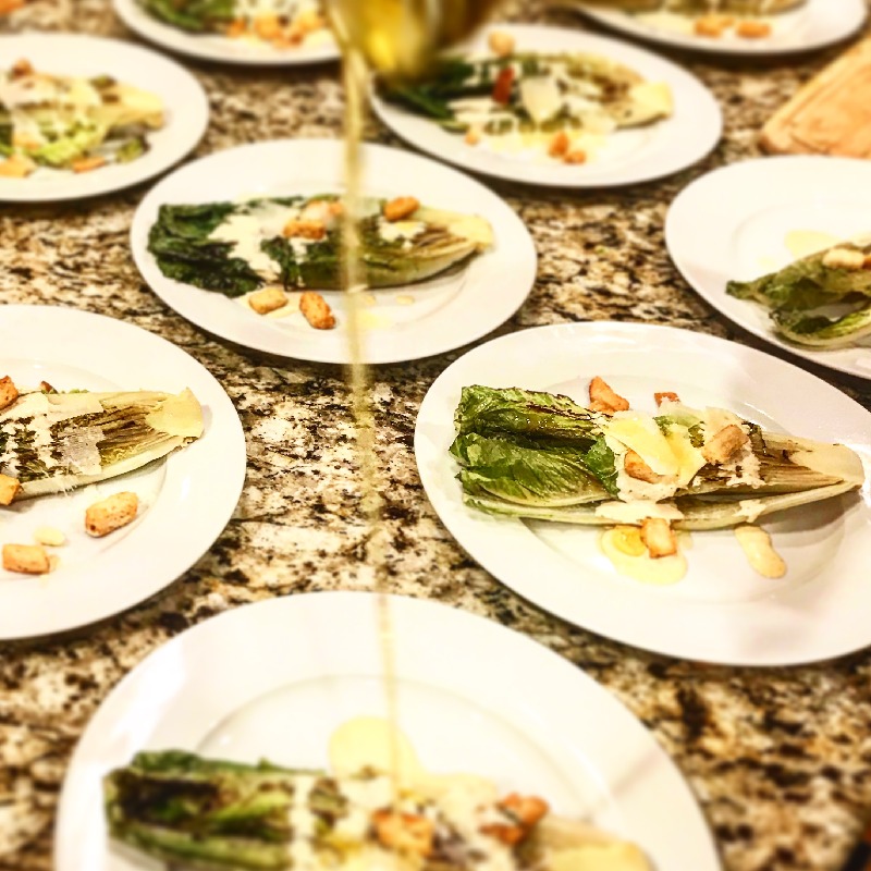 GRILLED CAESAR SALAD