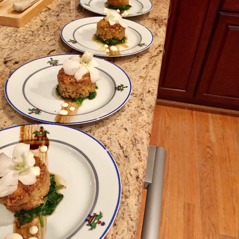 Jumbo lump crab cakes